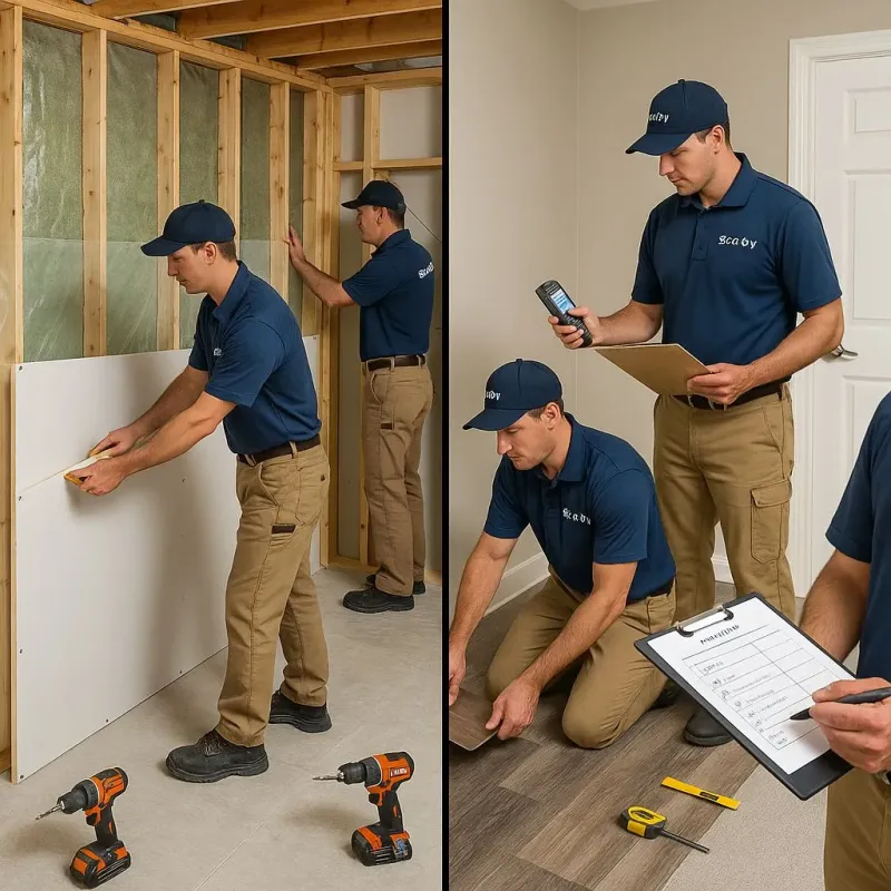 Repairs and Reconstruction process in Benton County, TN
